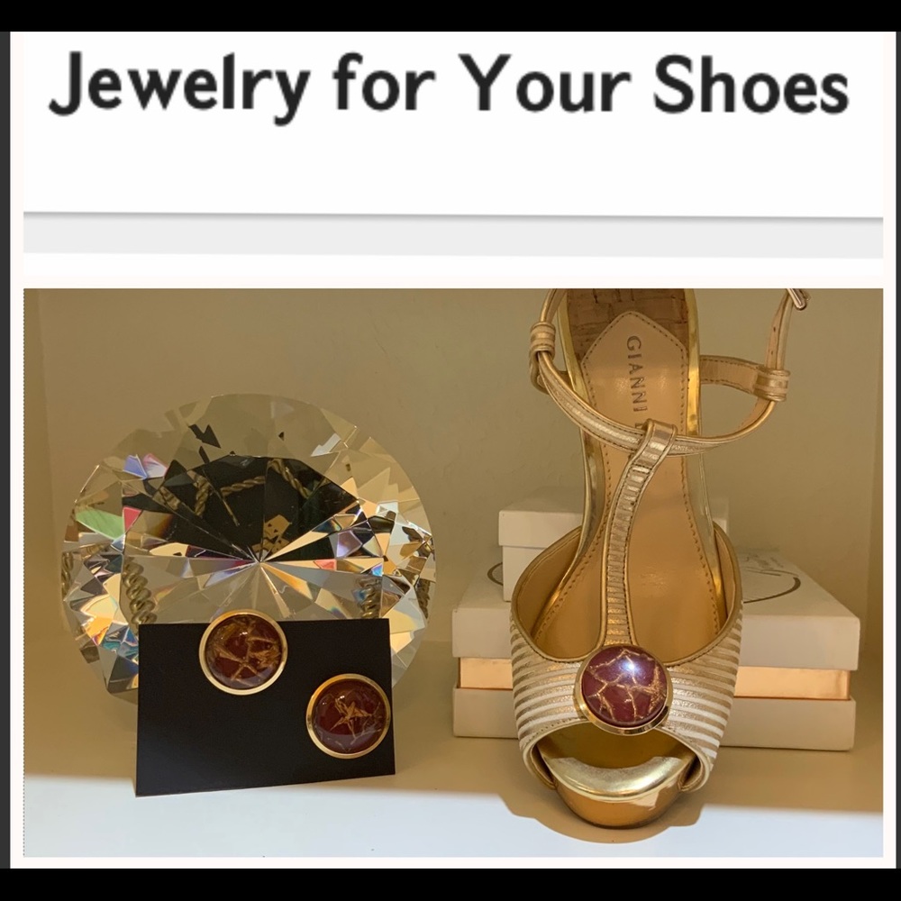 Leopard Shoe Jewelry Clips RG3